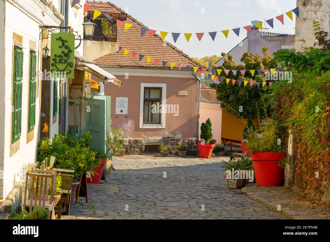 10.13.2022 -Szentendre, Hongrie: Magnifique paysage urbain coloré de Szentendre Banque D'Images