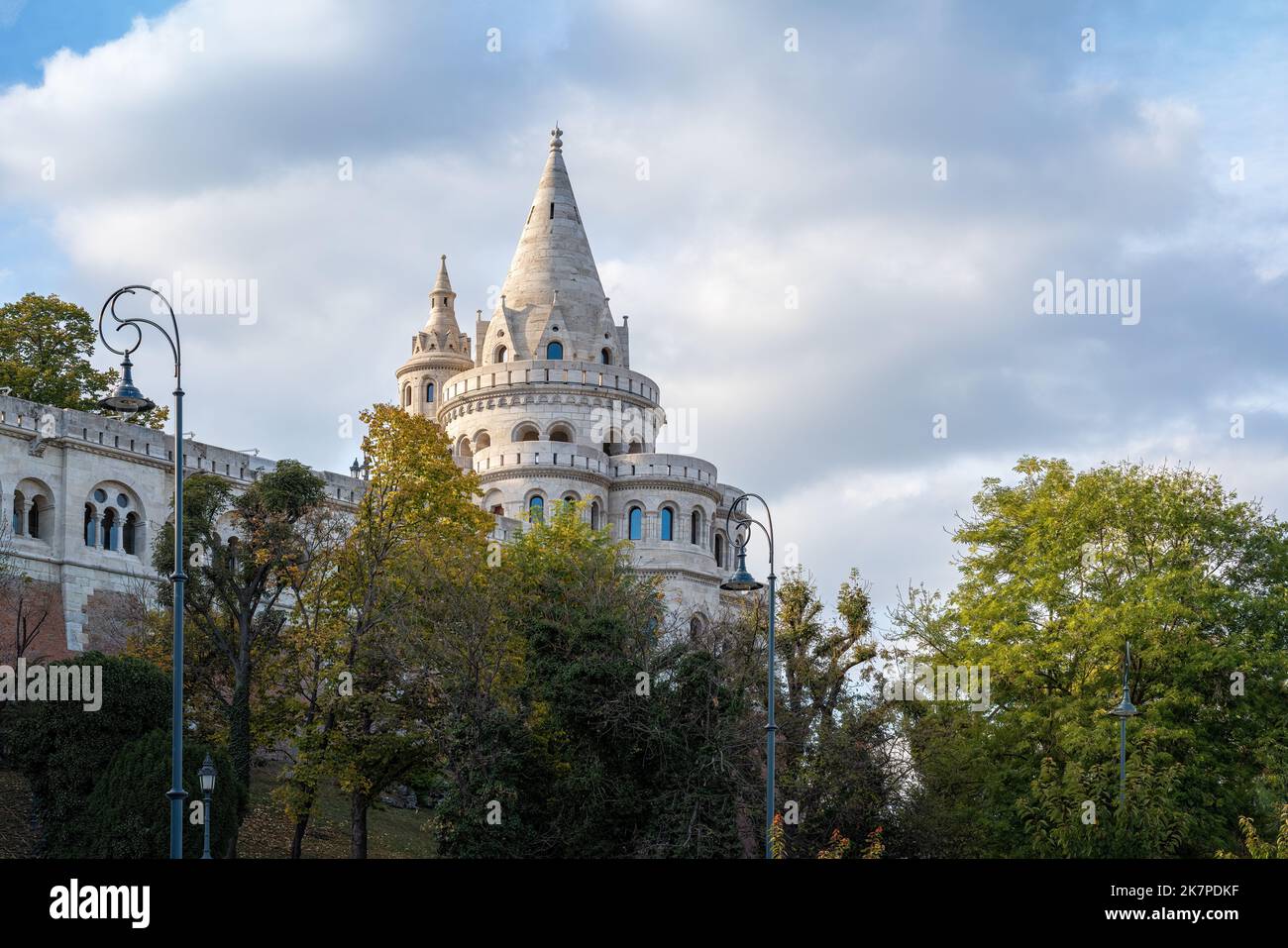 Bastion de Fishermans - Budapest, Hongrie Banque D'Images