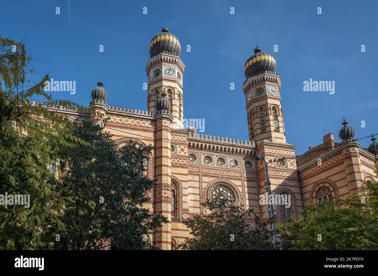 Synagogue de la rue Dohany - Budapest, Hongrie Banque D'Images