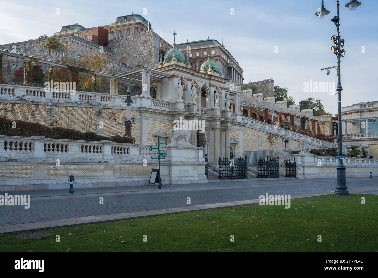 Buda Castle Garden Bazar - Budapest, Hongrie Banque D'Images