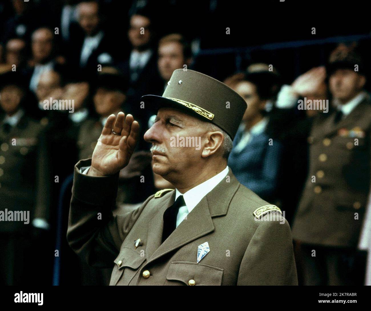 Adrien Cayla-Legrand film le jour du Jackal (1977) personnages : le Président Directeur : Fred Zinnemann 16 mai 1973 **AVERTISSEMENT** cette photographie est à usage éditorial exclusif et est la propriété de MCAUNIVERSAL et/ou du photographe désigné par la Société de production et ne peut être reproduite que par des publications en liaison avec la promotion du film ci-dessus. Un crédit obligatoire à MCAUNIVERSAL est requis. Le photographe doit également être crédité lorsqu'il est connu. Aucune utilisation commerciale ne peut être accordée sans autorisation écrite de The film Company. Banque D'Images