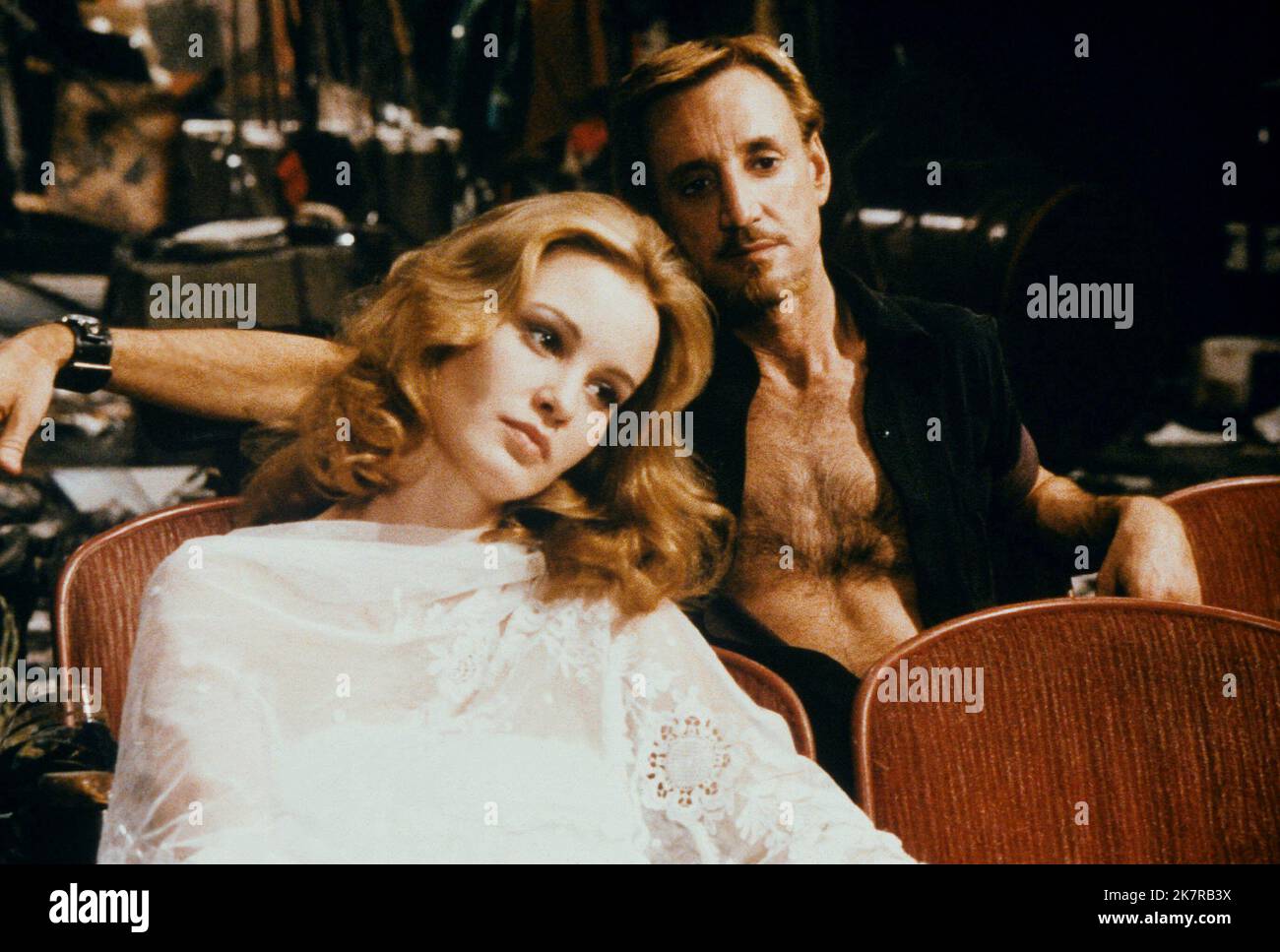 Jessica Lange & Roy Scheider film: All That Jazz (1979) personnages:  Angelique & Joe Gideon Directeur: Bob Fosse 20 décembre 1979  **AVERTISSEMENT** cette photographie est à usage éditorial exclusif et est  le