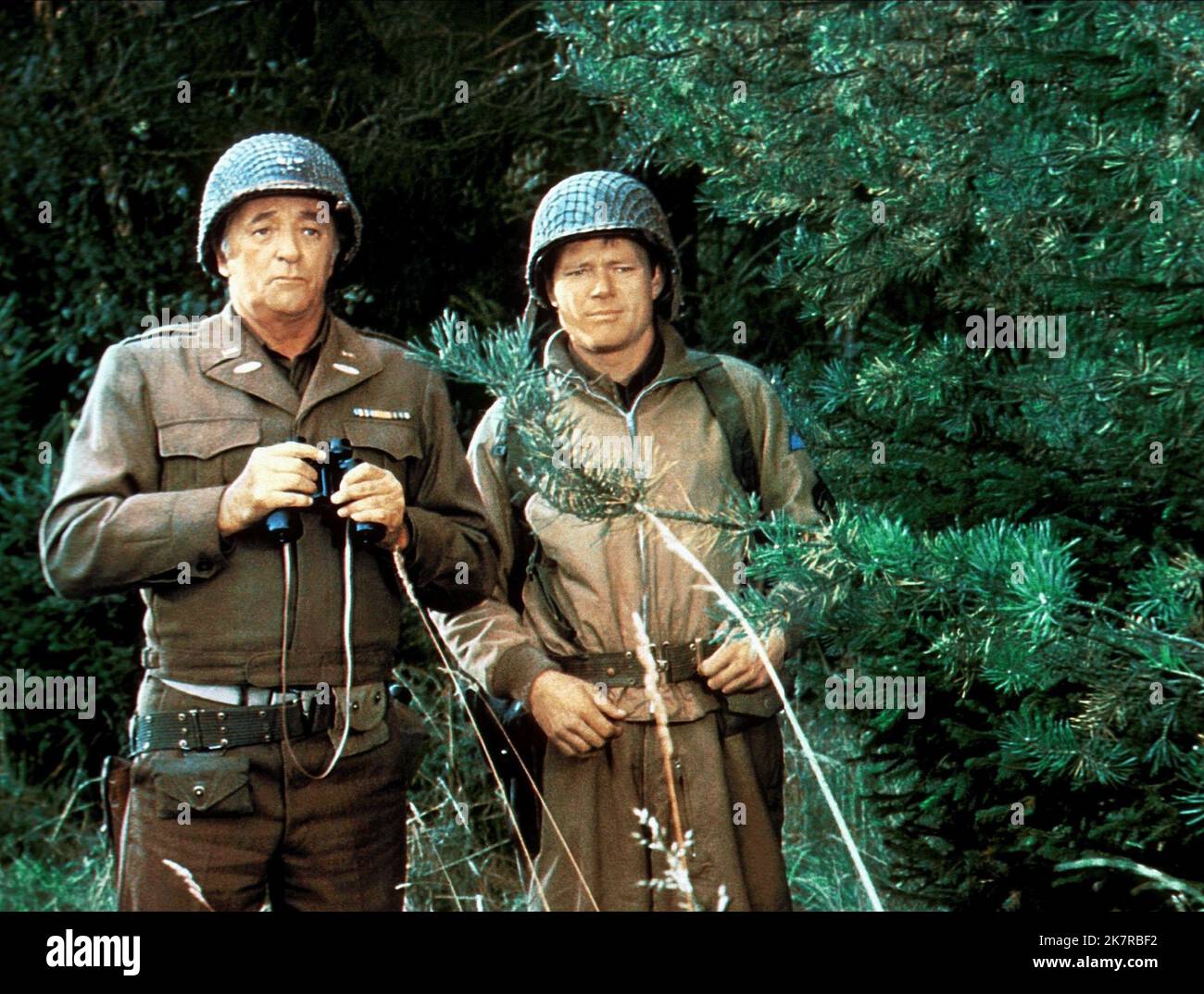Robert Mitchum Sergent Steiner (1977) personnages : Col. Rogers réalisateur : Andrew V. Mclaglen 01 mars 1979 **AVERTISSEMENT** cette photographie est réservée à un usage éditorial et est protégée par les droits d'auteur de NULL et/ou du photographe désigné par le film ou la société de production et ne peut être reproduite que par des publications en liaison avec la promotion du film ci-dessus. Un crédit obligatoire à NULL est requis. Le photographe doit également être crédité lorsqu'il est connu. Aucune utilisation commerciale ne peut être accordée sans autorisation écrite de The film Company. Banque D'Images