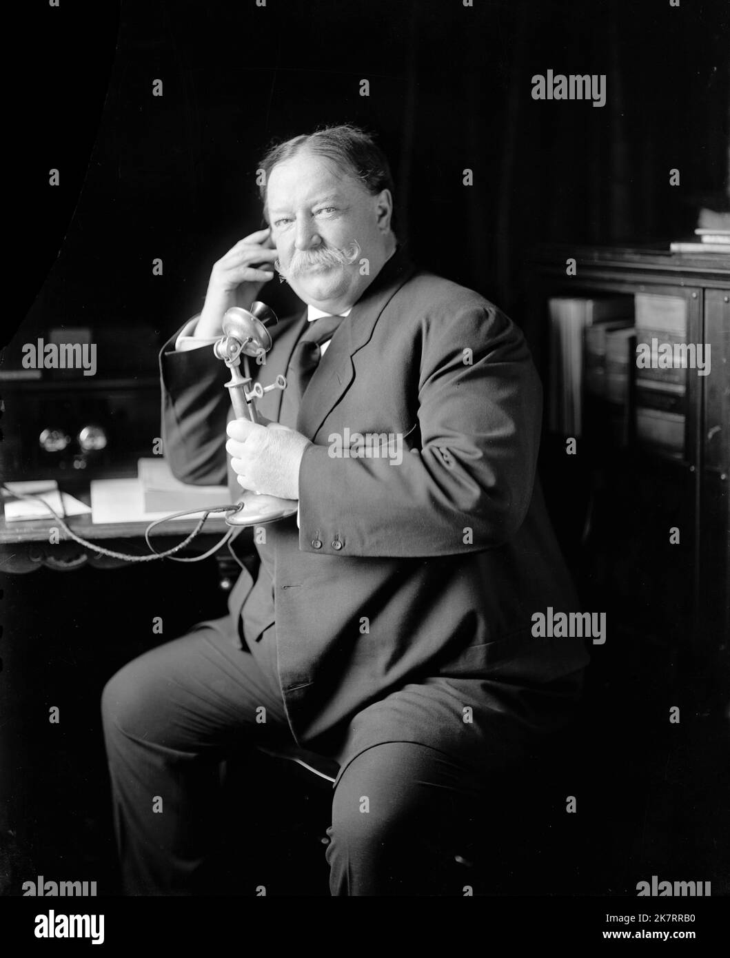 Un portrait de William Howard Taft, le président des États-Unis en 27th. Banque D'Images