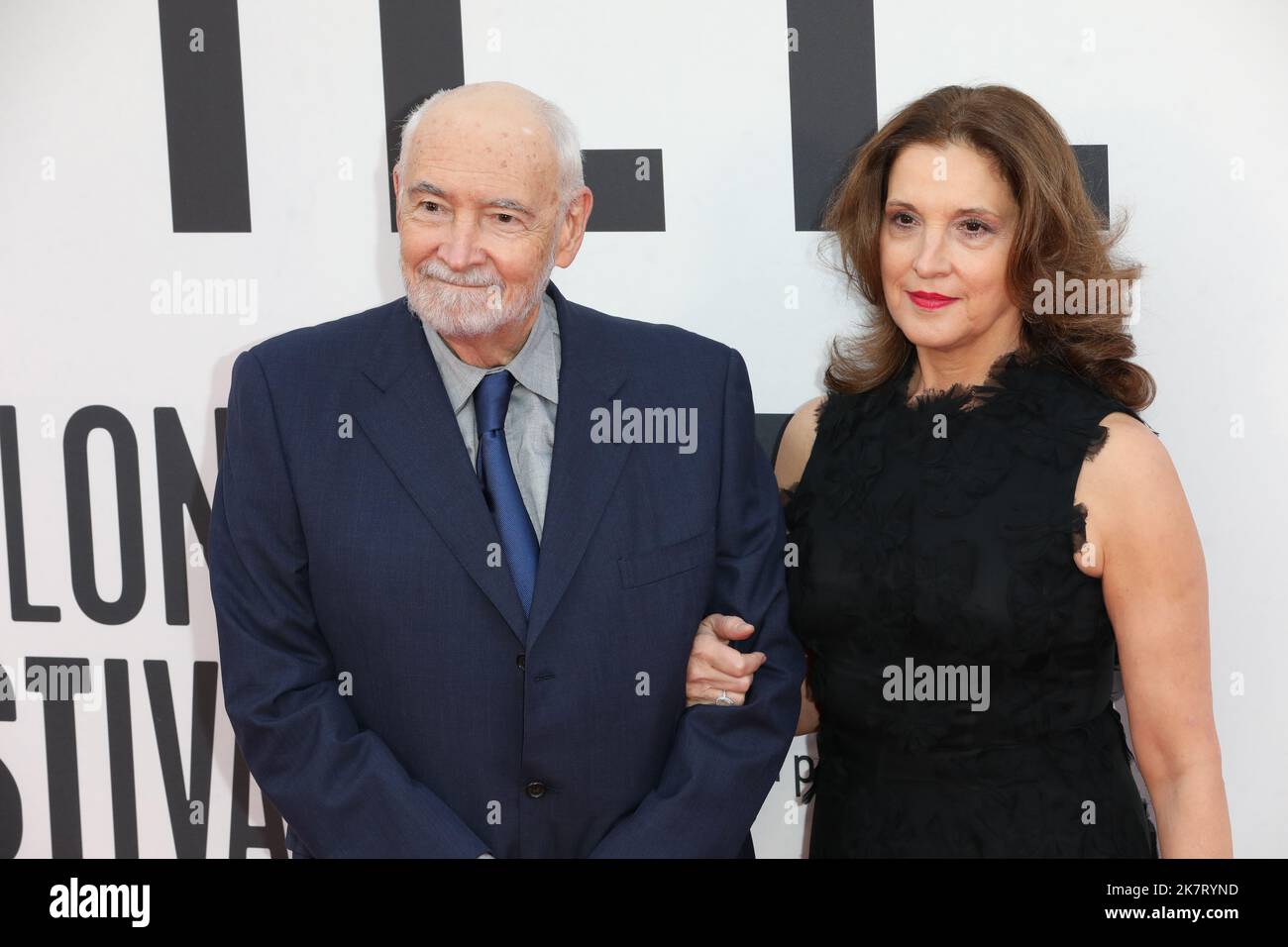 Michael G Wilson et Barbara Broccoli assistent à la première « Till », 66th BFI London film Festival, Royaume-Uni Banque D'Images