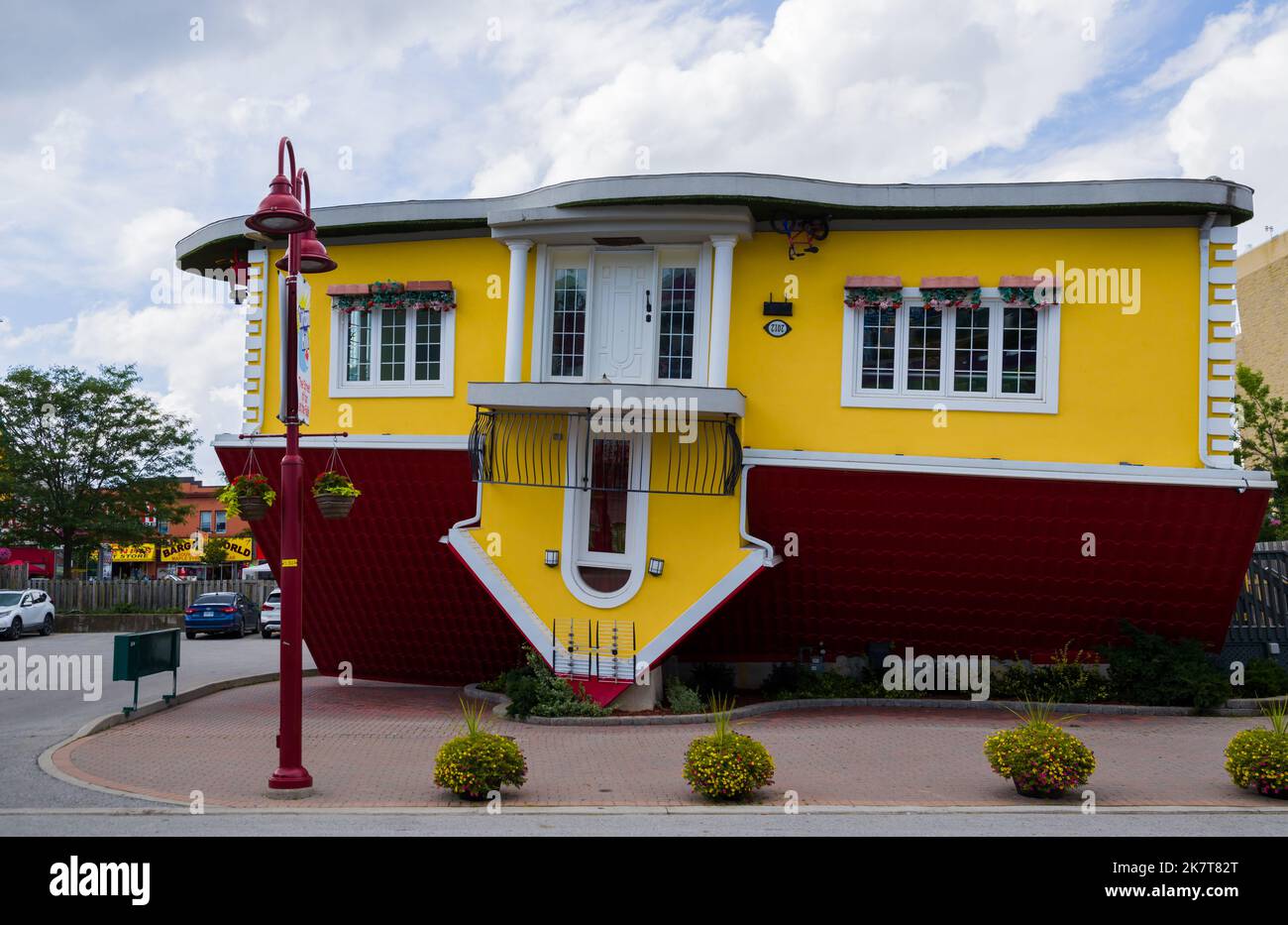 Maison à l'envers - attraction populaire à Niagara Falls, Ontario, Canada Banque D'Images