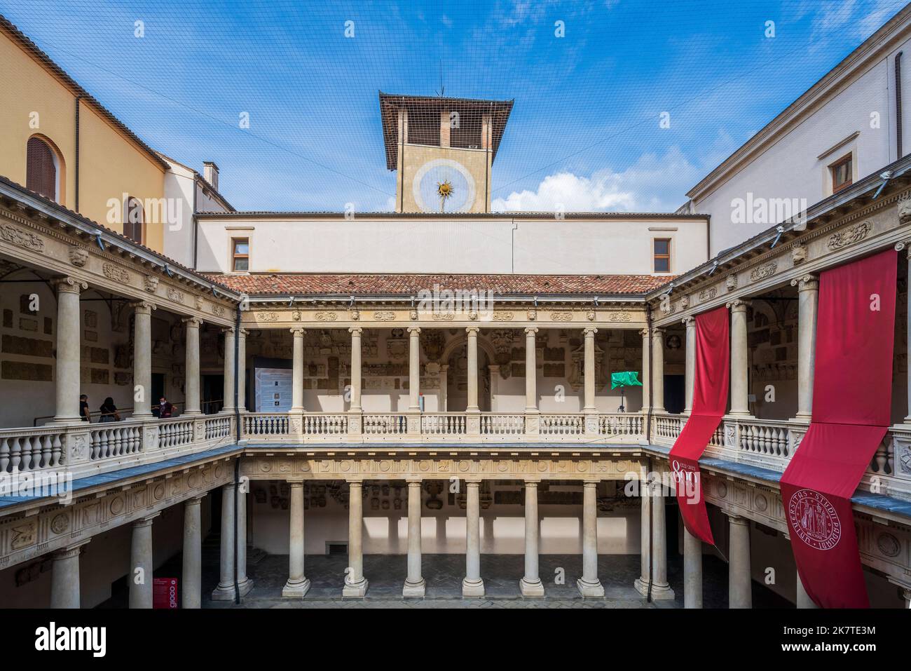 Fondée en 1222, l'Université de Padoue, en Vénétie, en Italie, est la cinquième plus ancienne université au monde. Banque D'Images