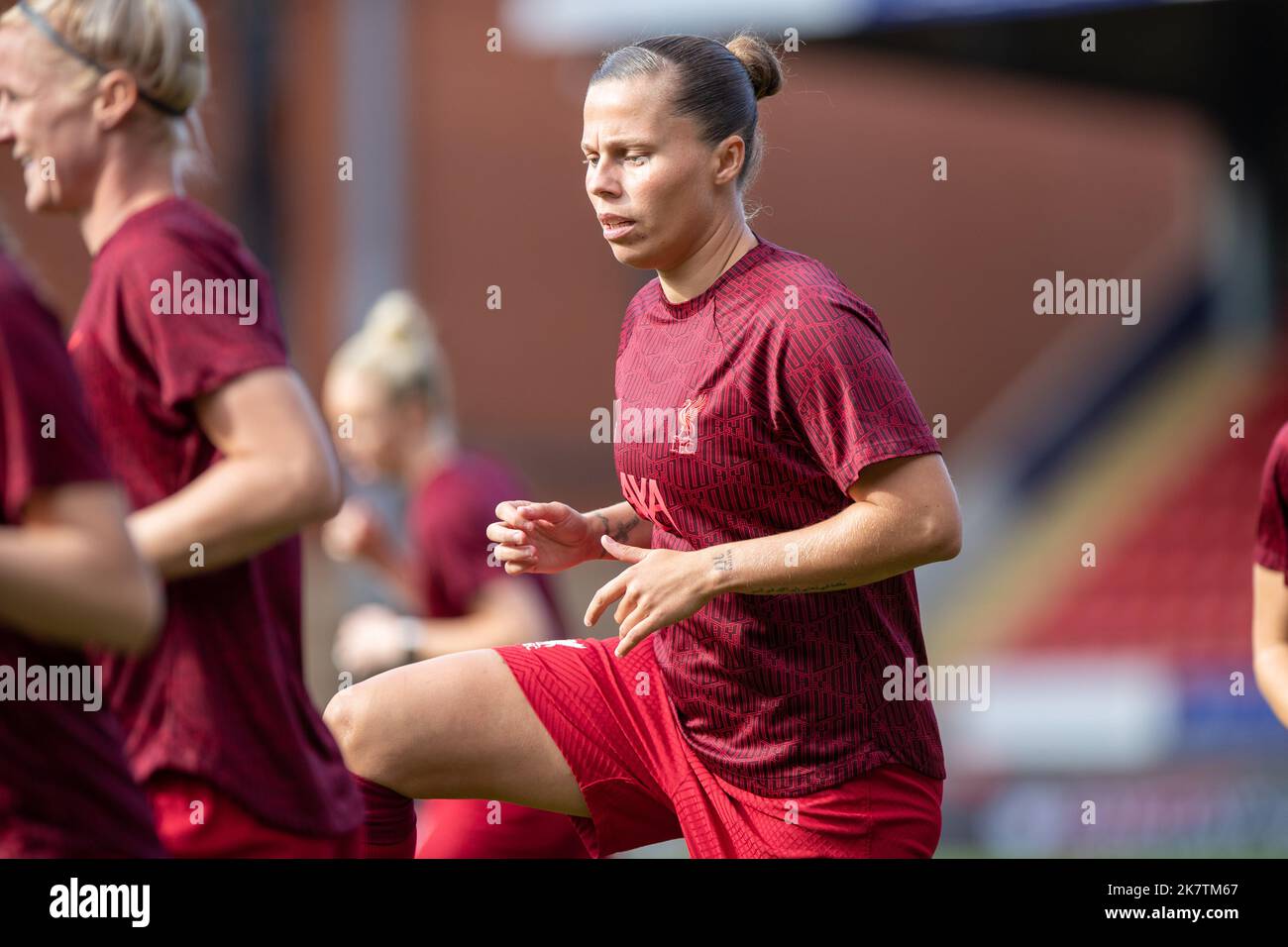 16th octobre 2022. Gilly Flaherty. Barclays jeu de Super League féminin entre Tottenham Hotspur et Liverpool au Breyer Group Stadium (Londres). Banque D'Images