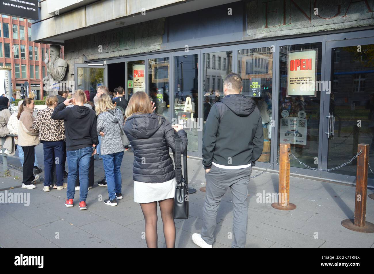 Berlin, Allemagne - 16 octobre 2022 - Berlin Dungeon attraction touristique à Spandauer Strasse à Mitte. (Markku Rainer Peltonen) Banque D'Images