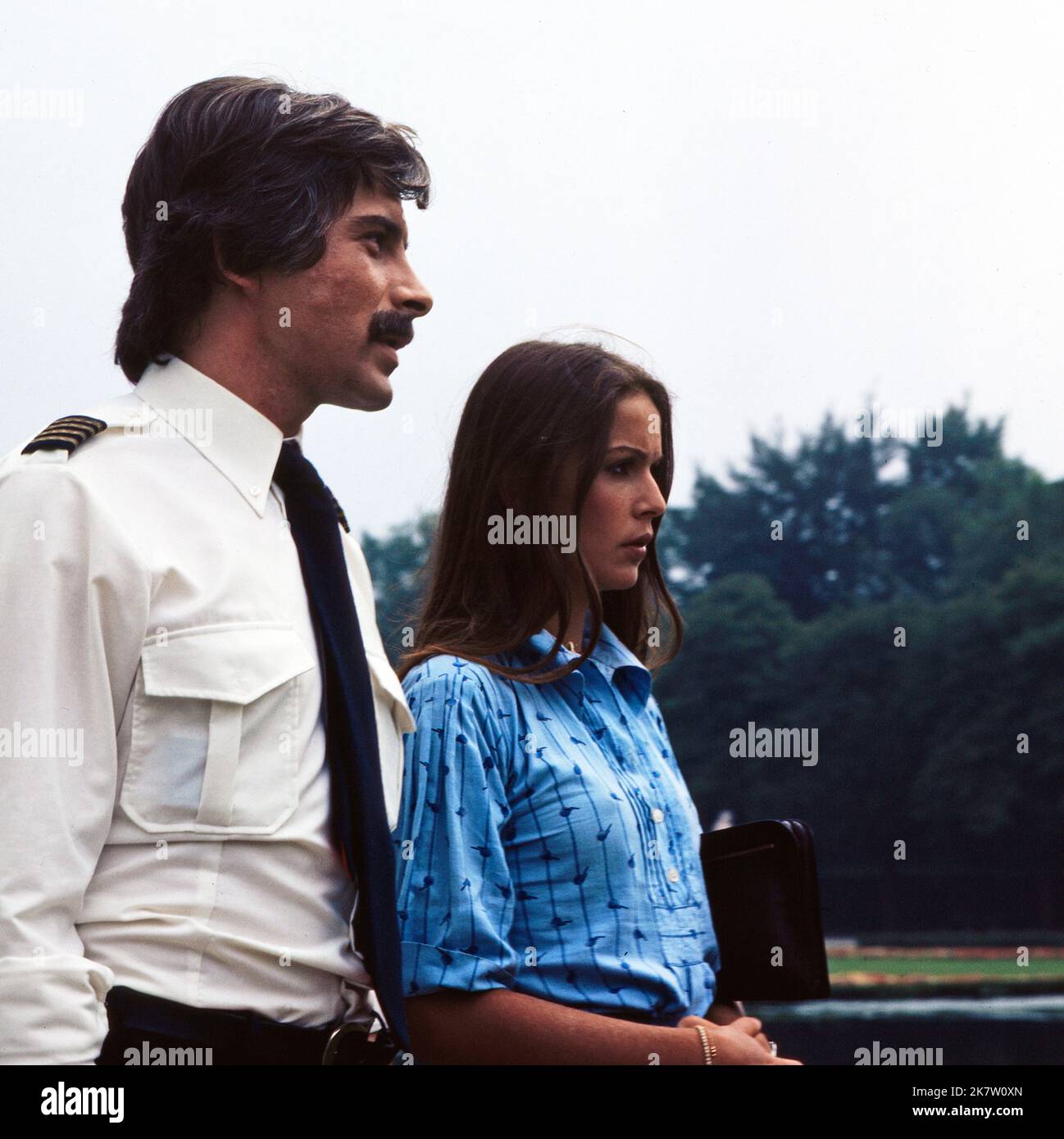 Portrait Photo Vintage 1974 D'Anicée Alvina Actrice à Paris - Tirage Ancien