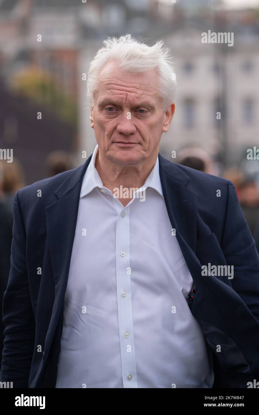 Londres, Royaume-Uni. 19 octobre 2022 . Graham Stuart, député conservateur de Beverley et Holderness et ministre d'État (ministre du climat) arrive au Parlement alors que le premier ministre Liz Truss fait face à la pression de démissionner des députés conservateurs de l'arrière-ban après le mini-budget u tour . Credit: amer ghazzal / Alamy Live News Banque D'Images