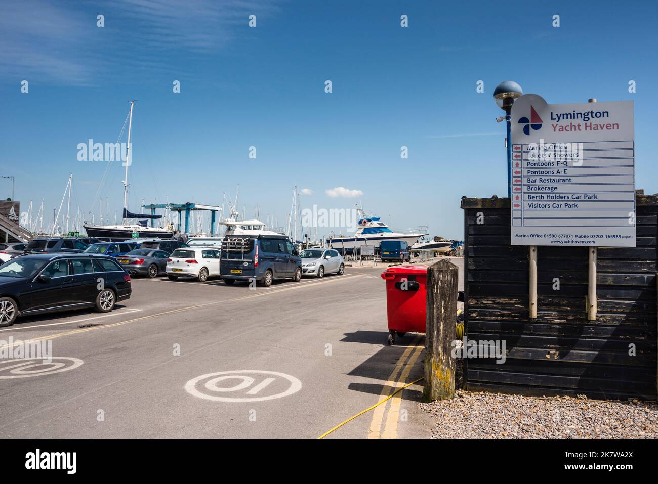 Lymington Yacht Haven, Hampshire, Royaume-Uni Banque D'Images