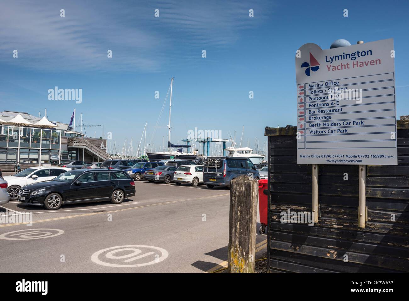 Lymington Yacht Haven, Hampshire, Royaume-Uni Banque D'Images
