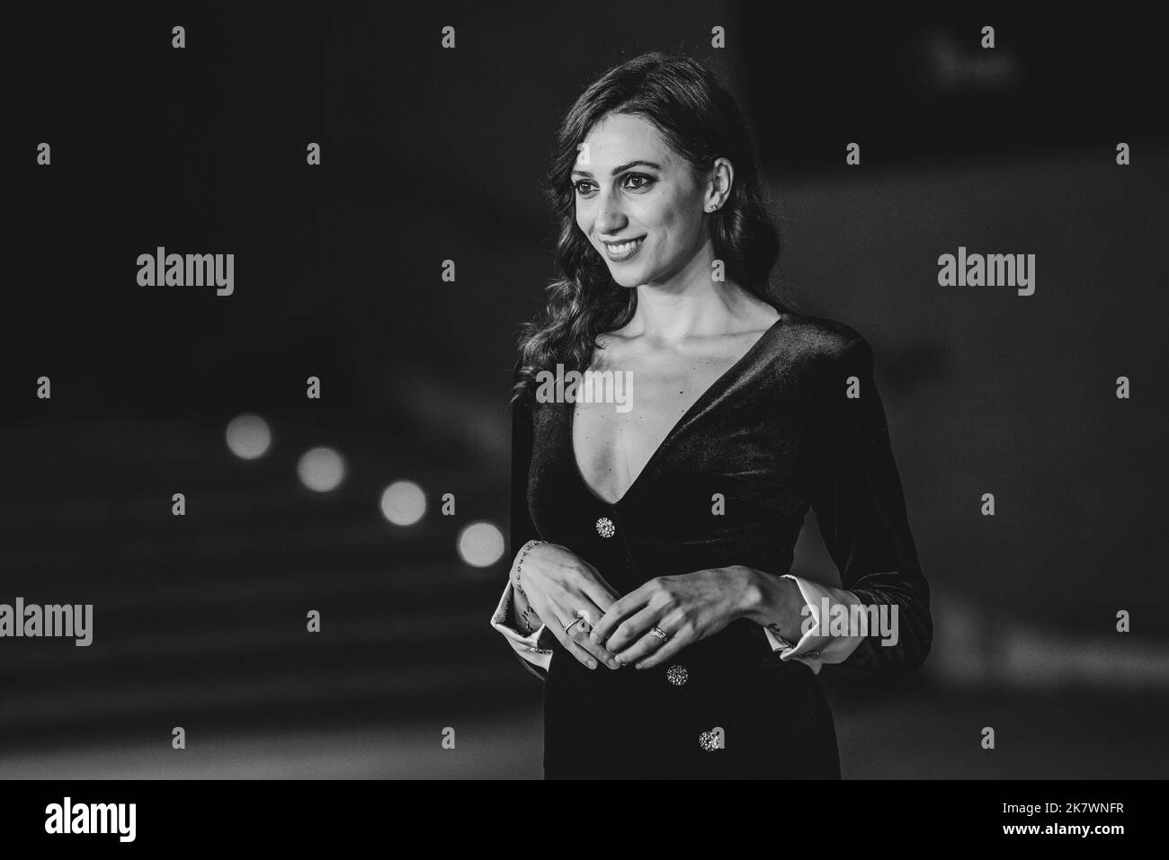 Tapis rouge de l'ombra di Caravaggio au 17th Rome film Fest Banque D'Images