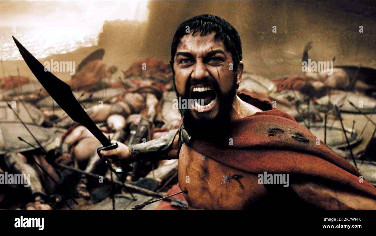 300 2006 Gerard Butler Banque D'Images
