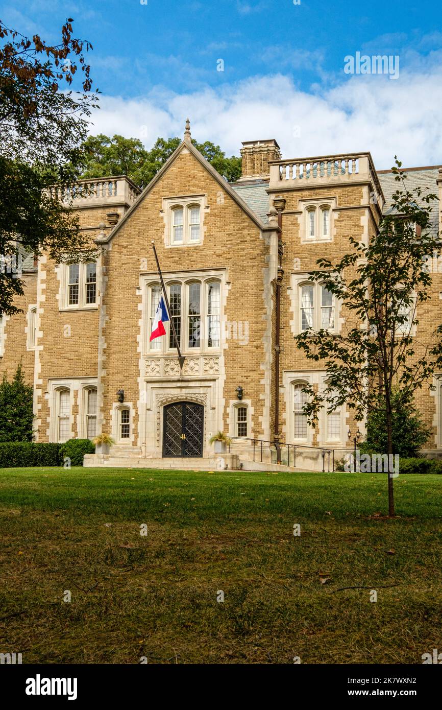 Résidence des ambassadeurs français, 2221 Kalorama Road NW, Washington DC Banque D'Images