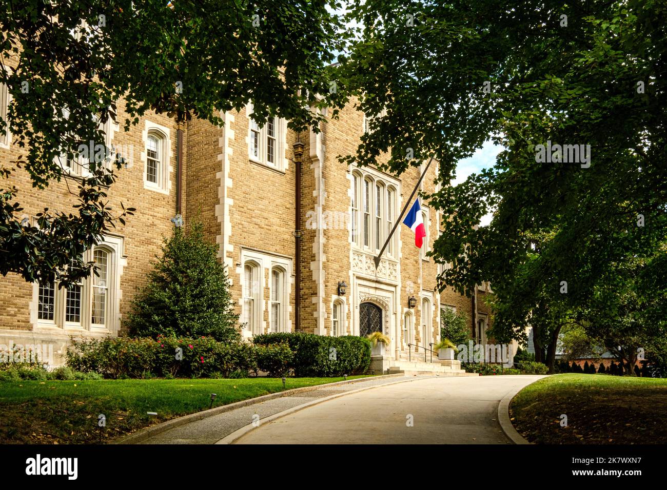 Résidence des ambassadeurs français, 2221 Kalorama Road NW, Washington DC Banque D'Images