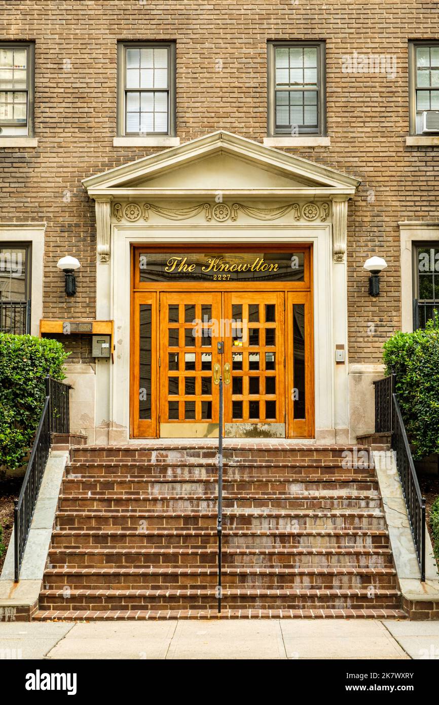 The Knowlton, 2227 20th Street NW, Washington DC Banque D'Images