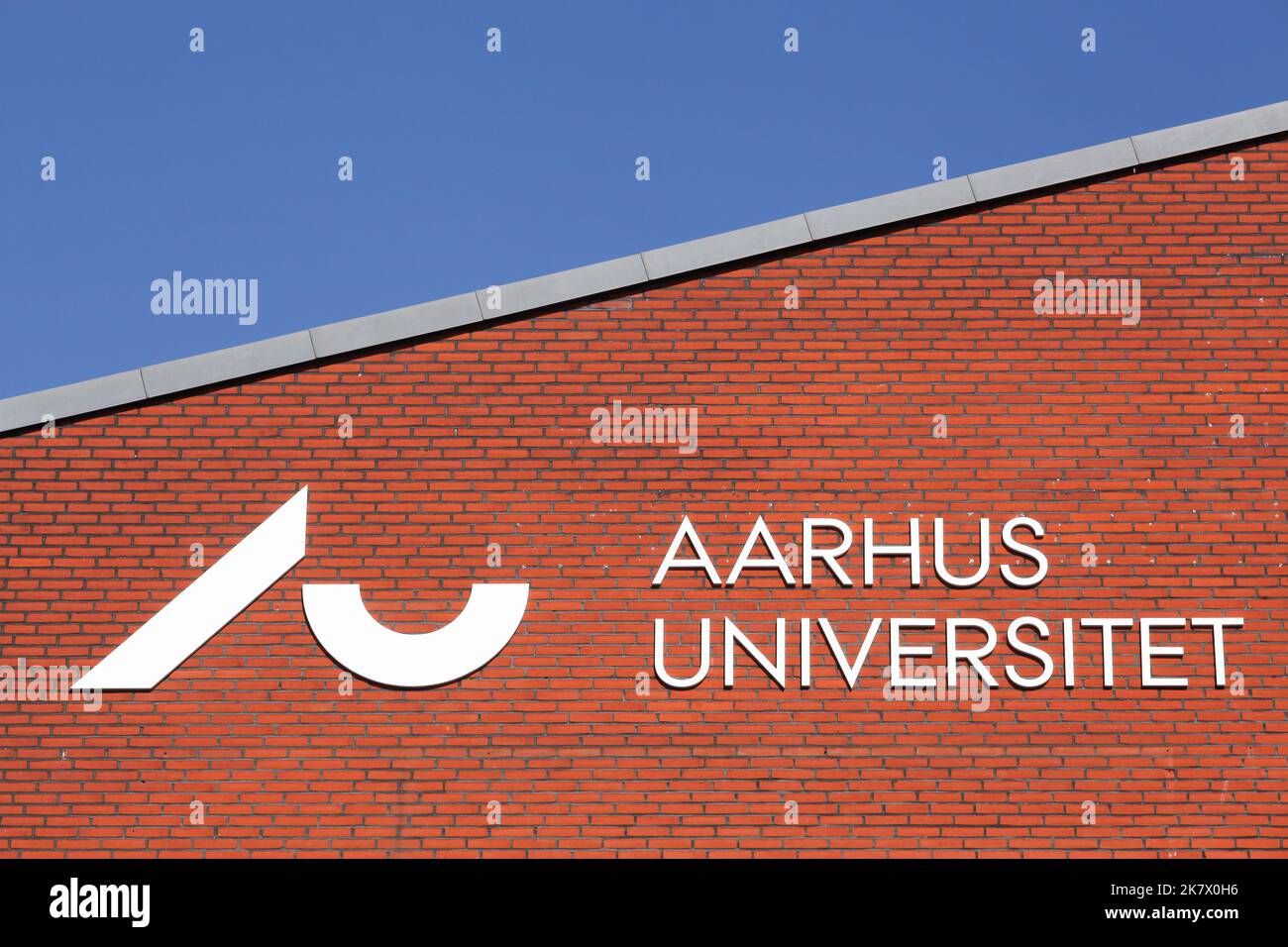 Aarhus, Danemark - 25 août 2019: Bâtiment universitaire d'Aarhus dans la ville d'Aarhus, Danemark Banque D'Images