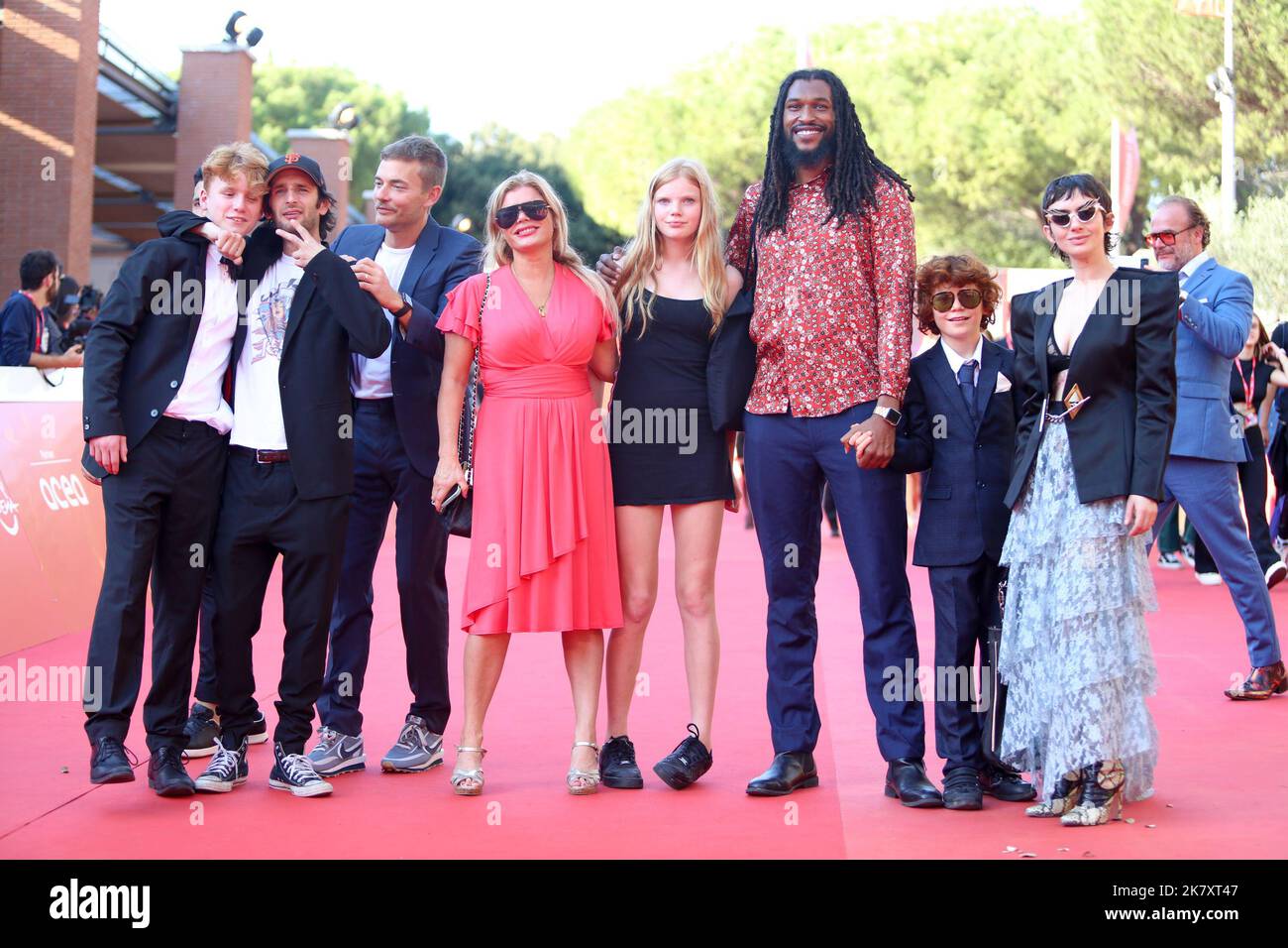Rome, Italie. 18th octobre 2022. Casting de 'SDoms of Love' pose pendant le photocall à l'ouverture du Festival du film de Rome à l'Auditorium Parco della Musica. Crédit : SOPA Images Limited/Alamy Live News Banque D'Images