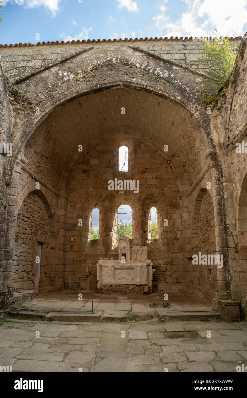 Le village d'Oradour-sur-Glane, haute-Vienne, France, site d'une atrocité nazie de guerre Banque D'Images