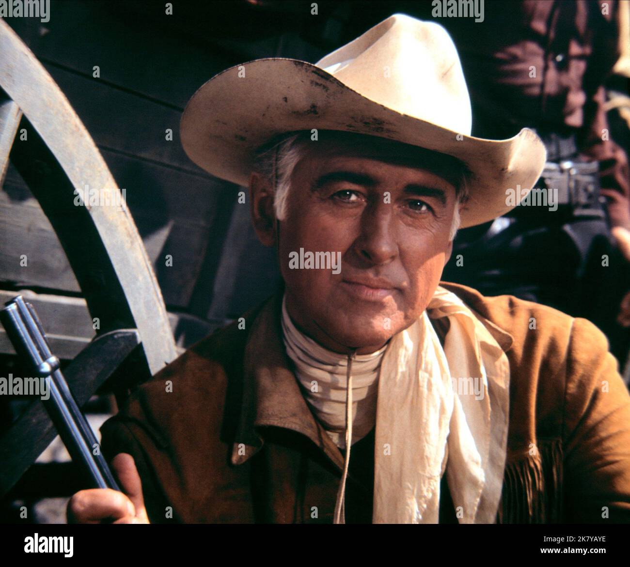 Stewart Granger film Old Surehand (DE/YU 1965) personnages : Old Surehand réalisateur : Alfred Vohrer 14 décembre 1965 **AVERTISSEMENT** cette photographie est à usage éditorial exclusif et est la propriété de RIALTO et/ou du photographe désigné par la société de production et ne peut être reproduite que par des publications en liaison avec la promotion du film ci-dessus. Un crédit obligatoire au RIALTO est requis. Le photographe doit également être crédité lorsqu'il est connu. Aucune utilisation commerciale ne peut être accordée sans autorisation écrite de The film Company. Banque D'Images