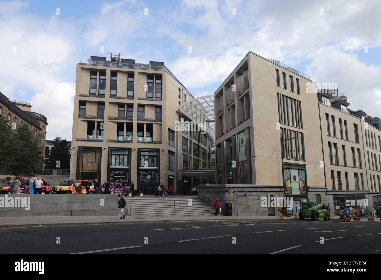 Extérieur du centre commercial St James Quarter Edimbourg, Écosse, 2022 juin Banque D'Images