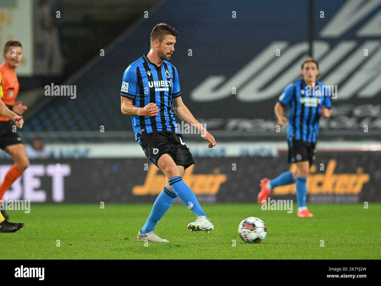 Brugges, Belgique. 19th octobre 2022. Brandon Mechele (44) du Club Brugge photographié lors d'un match de football belge de première division entre le Club Brugge KV et le Sint-Truidense VV le jour de match 13th de la saison 2022-2023 , le mercredi 19 octobre 2022 à Brugge , Belgique . PHOTO SPORTPIX | DAVID CATRY crédit: David Catry/Alay Live News Banque D'Images