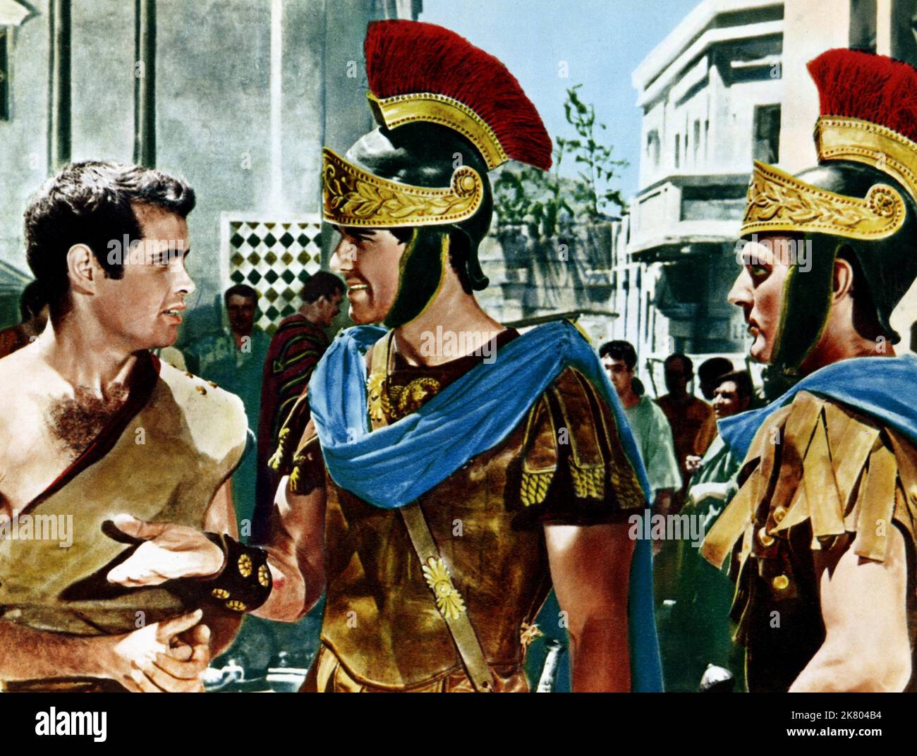 Scene with Steve Reeves film: The Last Days of Pompéi (Gli ultimi giorni di Pompei) personnages: WITH glaucus it/E/de 1959, Director: Mario Bonnard 12 novembre 1959 **AVERTISSEMENT** cette photographie est destinée à un usage éditorial exclusif et est protégée par les droits d'auteur de l'ASSOCIÉ CINE-PRODUZIONI et/ou du photographe assigné par la Société de film ou de production et ne peut être reproduite que par des publications dans le cadre de la promotion du film ci-dessus. Un crédit obligatoire pour L'ASSOCIÉ CINE-PRODUZIONI est requis. Le photographe doit également être crédité lorsqu'il est connu. Aucune utilisation commerciale ne peut être accordée sans au écrit Banque D'Images