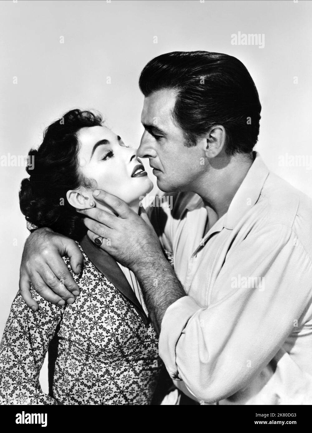 Ann Blyth & Stewart Granger film: Tous les Frères étaient Valiant (USA 1953) personnages: Priscilla 'Pris' Holt, Mark Shore / Literaturverfilmung (basé sur le livre de Ben Ames Williams) Directeur: Richard Thorpe 13 novembre 1953 **AVERTISSEMENT** cette photographie est destinée à un usage éditorial exclusif et est le droit d'auteur de MGM et/ou du photographe assigné par la Société de film ou de production et ne peut être reproduite que par des publications en conjonction avec la promotion du film ci-dessus. Un crédit obligatoire pour MGM est requis. Le photographe doit également être crédité lorsqu'il est connu. Aucune utilisation commerciale ne peut être accordée W Banque D'Images