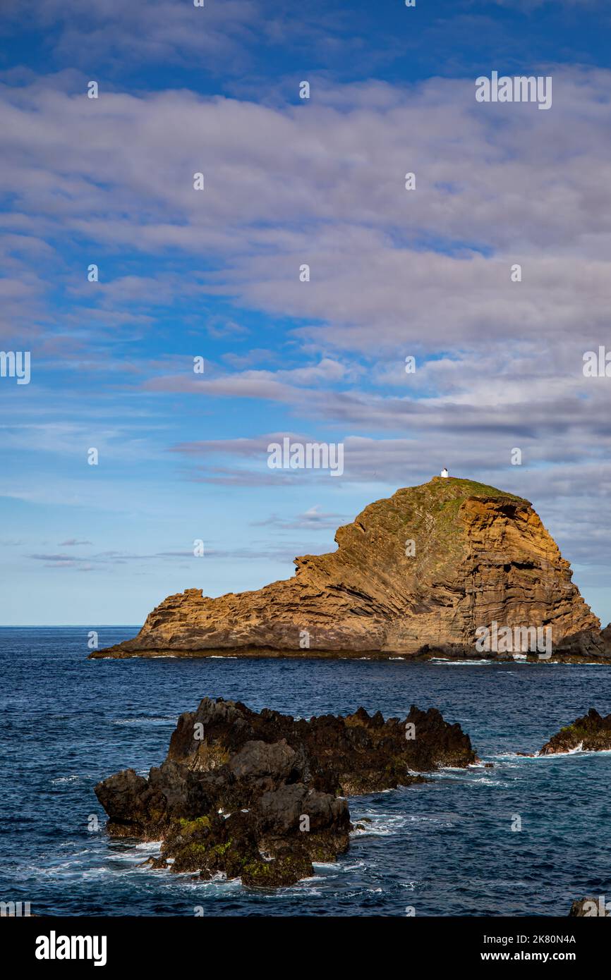 Municipalité de Porto Moniz sur l'île de Madère Banque D'Images
