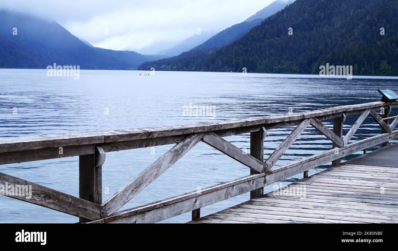 Crescent Lake Banque D'Images