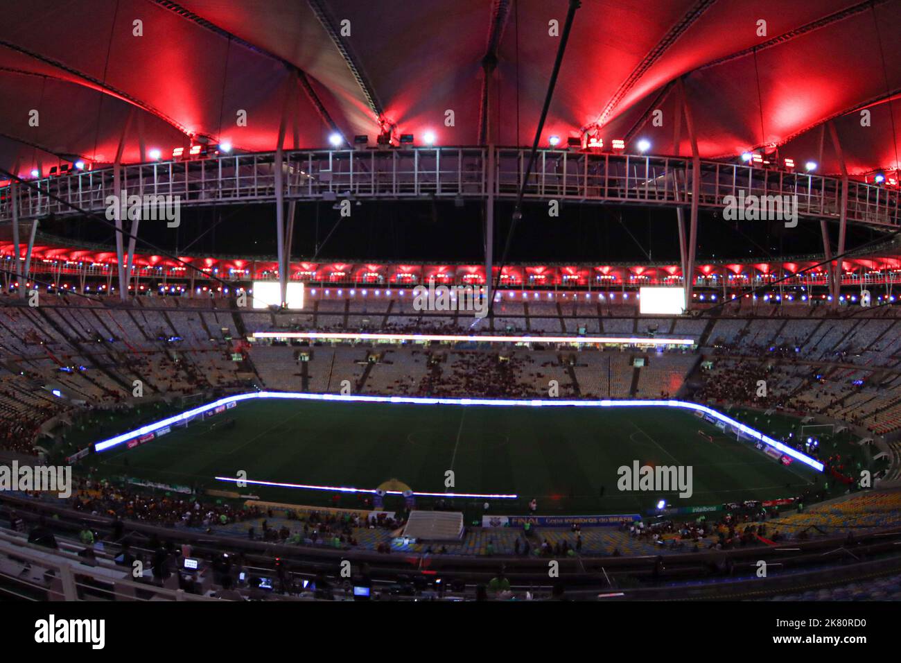 Rio de Janeiro, Brésil. 19th octobre 2022 ; Stade Maracana, Rio de Janeiro, Brésil ; final Copa do Brasil 2022, Flamengo versus Corinthiens ; vue générale du Stade Maracana crédit : Images sportives action plus/Alamy Live News Banque D'Images