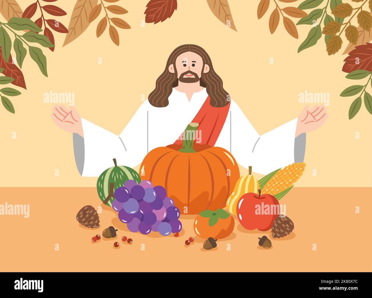 Le jour de Thanksgiving, les jours fériés et les événements d'octobre Banque D'Images