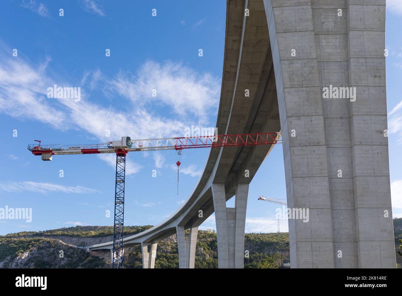 Viaduc CrNi Kal, Slovénie Banque D'Images