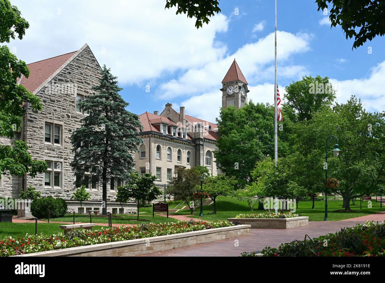 Indiana University, U.I.; Bloomington, Indiana, Vereinigte Staaten von Amerika Banque D'Images