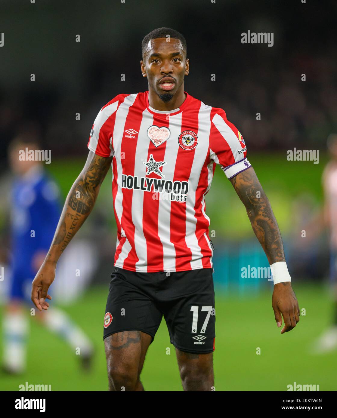 19 Oct 2022 - Brentford v Chelsea - Premier League - Gtech Community Stadium Ivan Toney de Brentford lors du match de la Premier League contre Chelsea. Image : Mark pain / Alamy Banque D'Images
