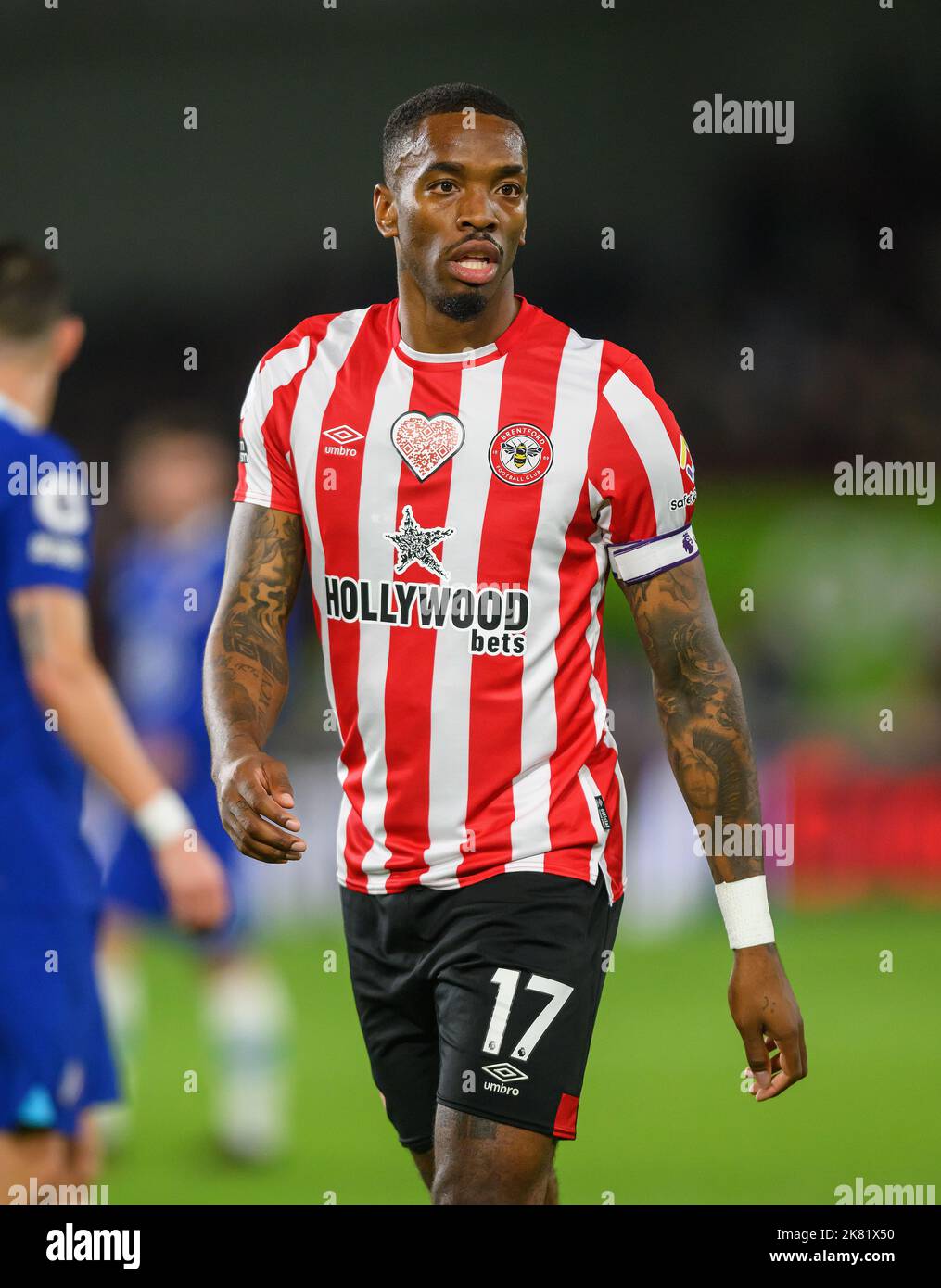 19 Oct 2022 - Brentford v Chelsea - Premier League - Gtech Community Stadium Ivan Toney de Brentford lors du match de la Premier League contre Chelsea. Image : Mark pain / Alamy Banque D'Images