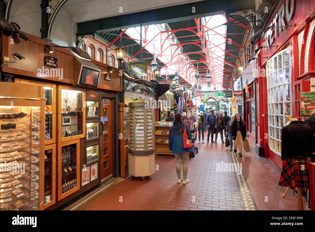 arcade de rue georges dublin république d'irlande Banque D'Images