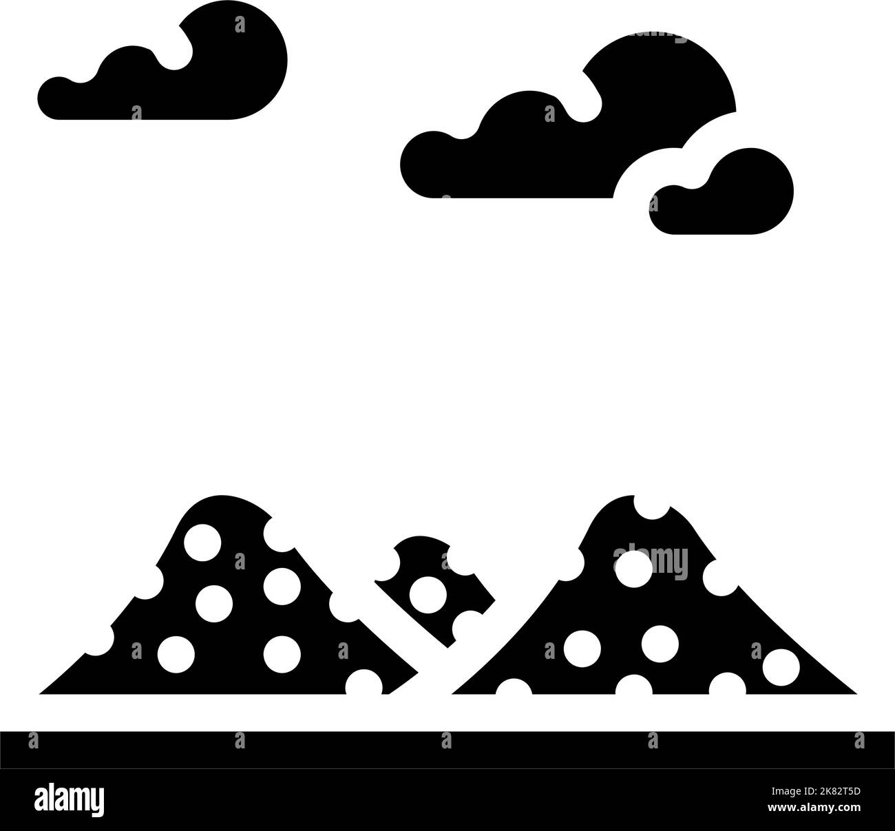 illustration du vecteur d'icône fleur de sel Illustration de Vecteur