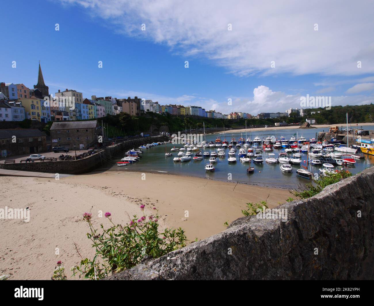 Tenby, Dyfed, pays de Galles du Sud, Royaume-Uni Banque D'Images