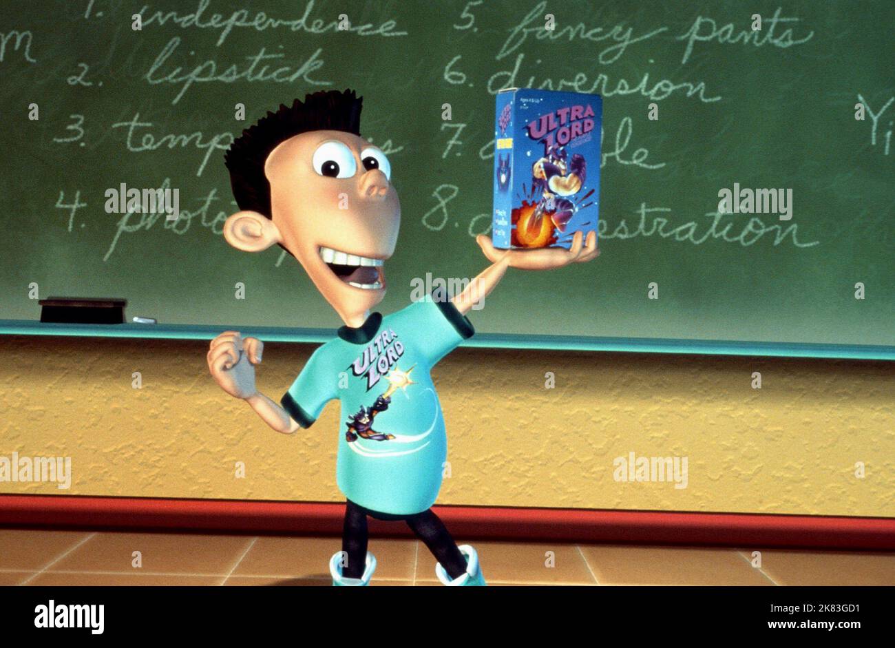 Sheen film: Jimmy Neutron: Garçon Genius (2001) 09 décembre 2001 **AVERTISSEMENT** cette photographie est destinée à un usage éditorial seulement et est le droit d'auteur de PARAMOUNT et/ou le photographe assigné par la Société de film ou de production et ne peut être reproduite que par des publications en conjonction avec la promotion du film ci-dessus. Un crédit obligatoire pour PARAMOUNT est requis. Le photographe doit également être crédité lorsqu'il est connu. Aucune utilisation commerciale ne peut être accordée sans l'autorisation écrite de la Société du film. Banque D'Images