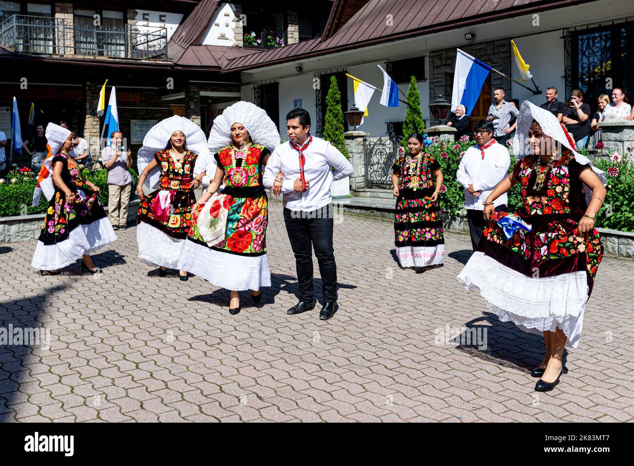 Zakopane,Miedzynarodowy Festiwal Folkloru Ziem Gorskich , fot.Wojciech Fondalinski Banque D'Images