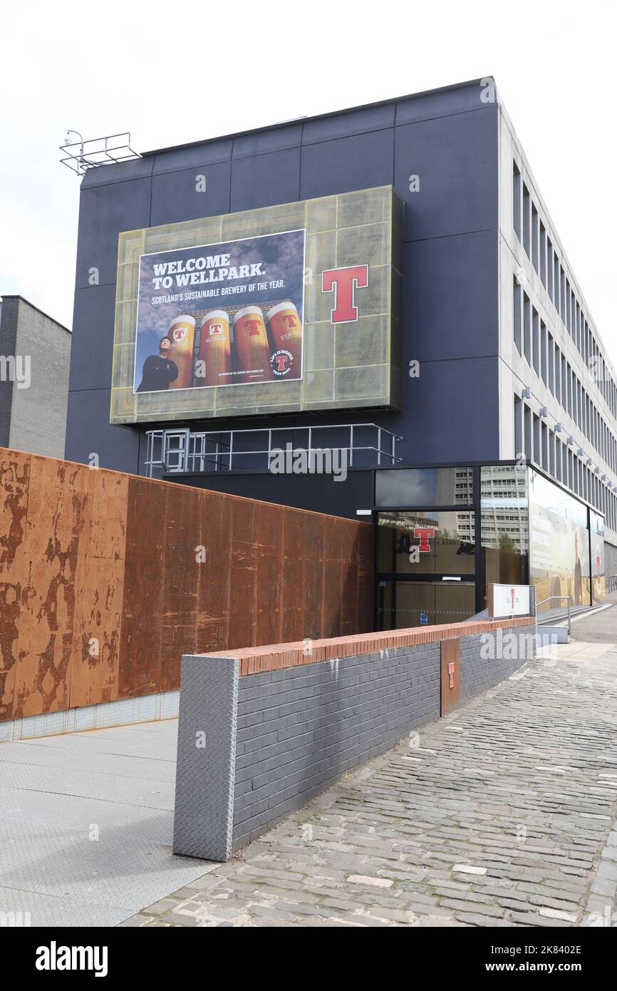 Entrée aux brasseries Caledonian de Tennent Glasgow, Écosse, le 2022 juillet Banque D'Images