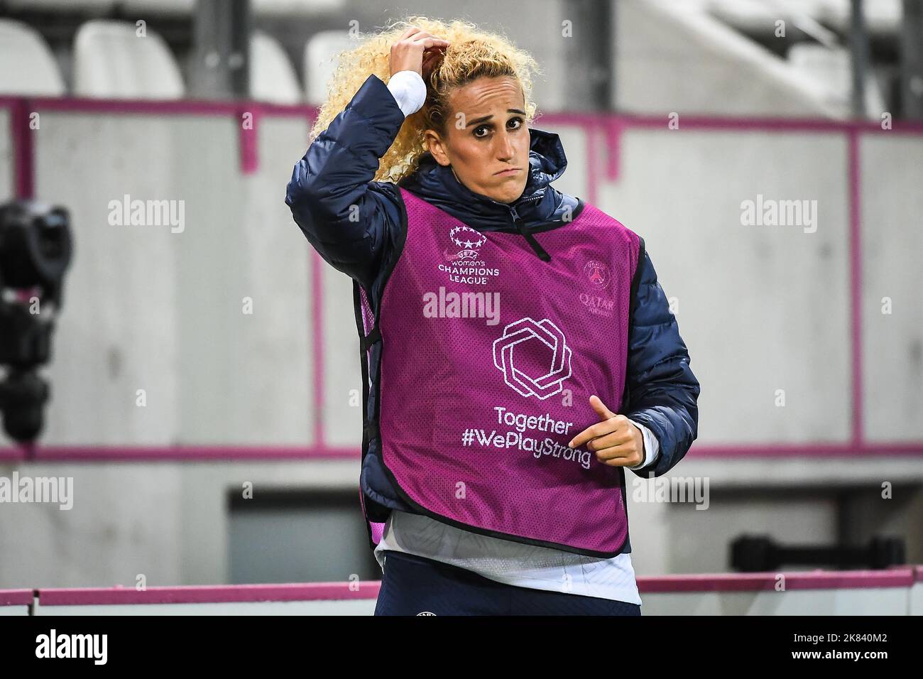 Paris, France. 20th octobre 2022. Kheira HAMRAOUI du PSG lors de la Ligue des champions de l'UEFA, Group A match de football entre Paris Saint-Germain et Chelsea sur 20 octobre 2022 au stade Jean Bouin à Paris, France - photo Matthieu Mirville / DPPI crédit: DPPI Media/Alay Live News Banque D'Images