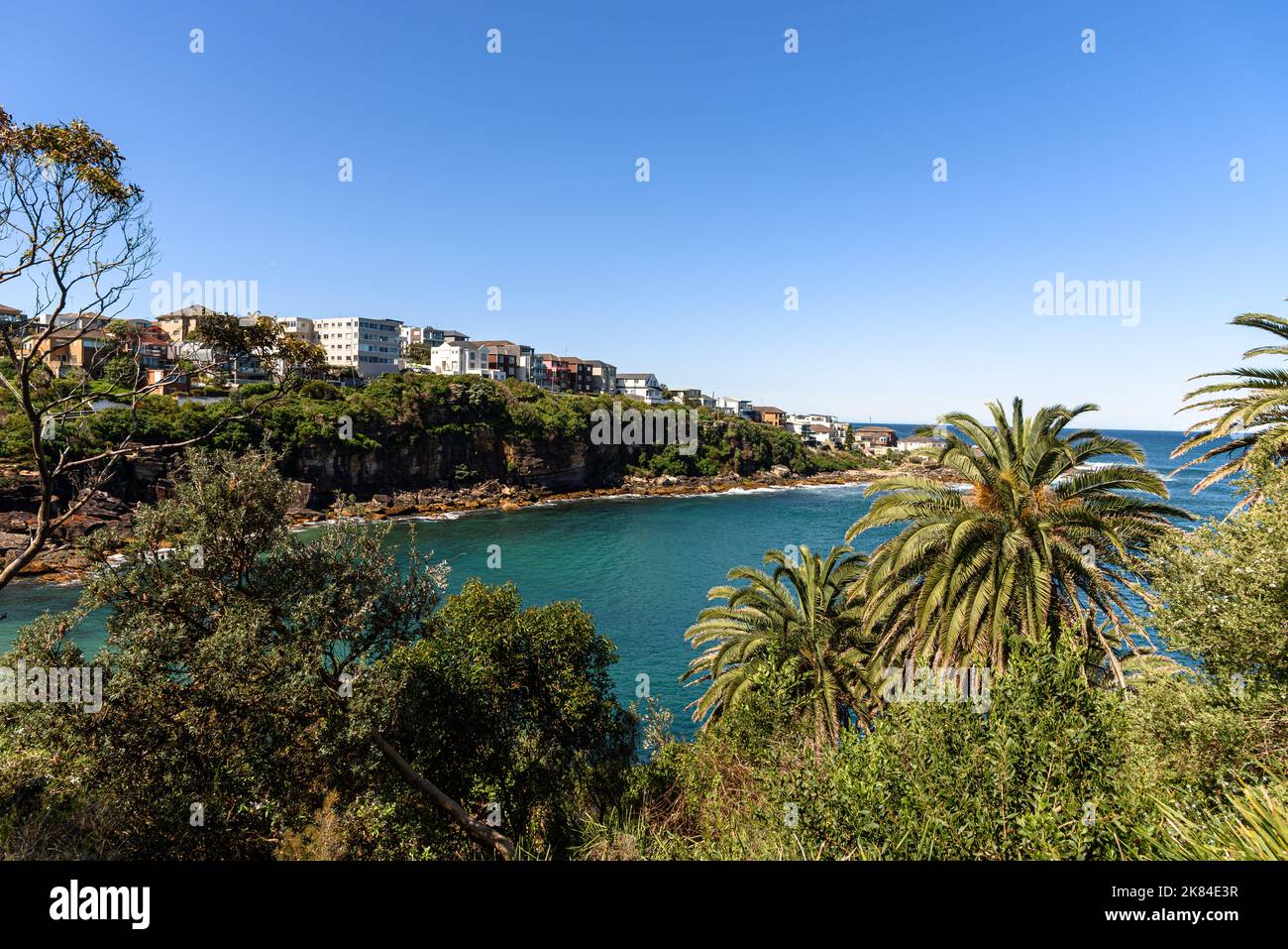 Gordon's Bay à Sydney, en Australie, le long de la promenade de Bondi à Coogee Banque D'Images