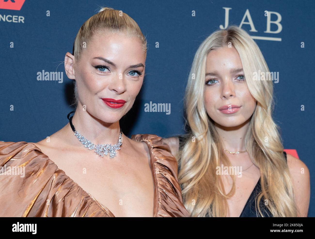 New York, États-Unis. 20th octobre 2022. Jaime King et Charly Sturm assistent au gala annuel 2022 de DKMS à Cipriani Wall Street (photo de Lev Radin/Pacific Press) Credit: Pacific Press Media production Corp./Alay Live News Banque D'Images