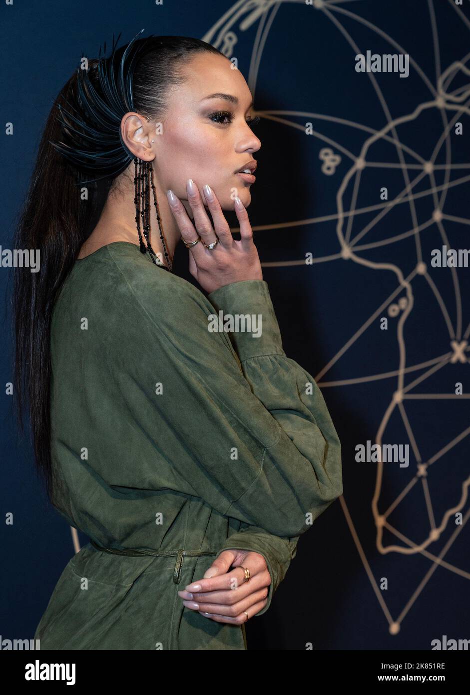 20 octobre 2022, New York, New York, États-Unis: Lameka Fox participe au gala annuel 2022 de la DKMS à la rue de mur de Cipriani (Credit image: © Lev Radin/Pacific Press via ZUMA Press Wire) Banque D'Images