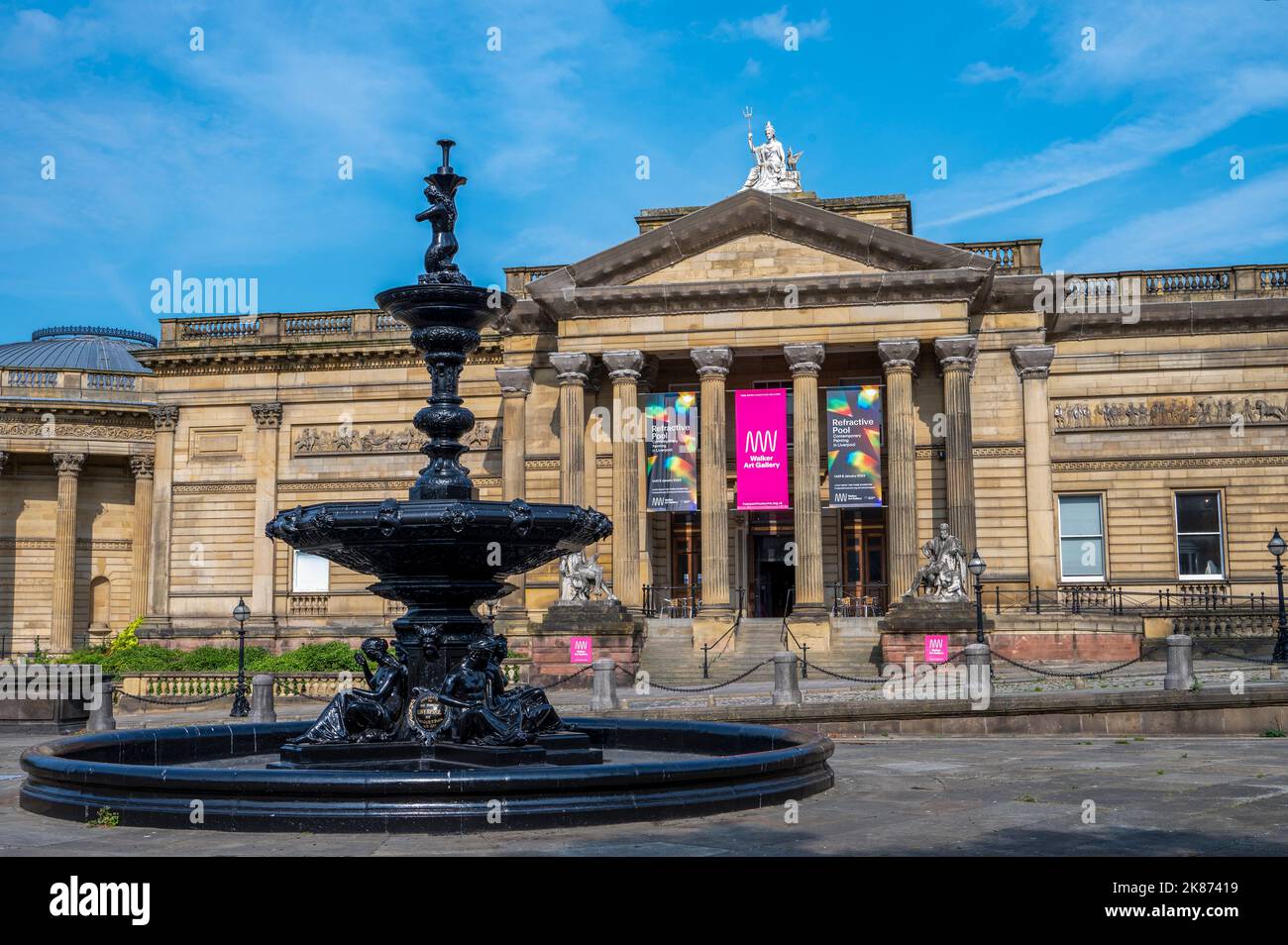 The Walker Art Gallery, Liverpool, Merseyside, Angleterre, Royaume-Uni, Europe Banque D'Images