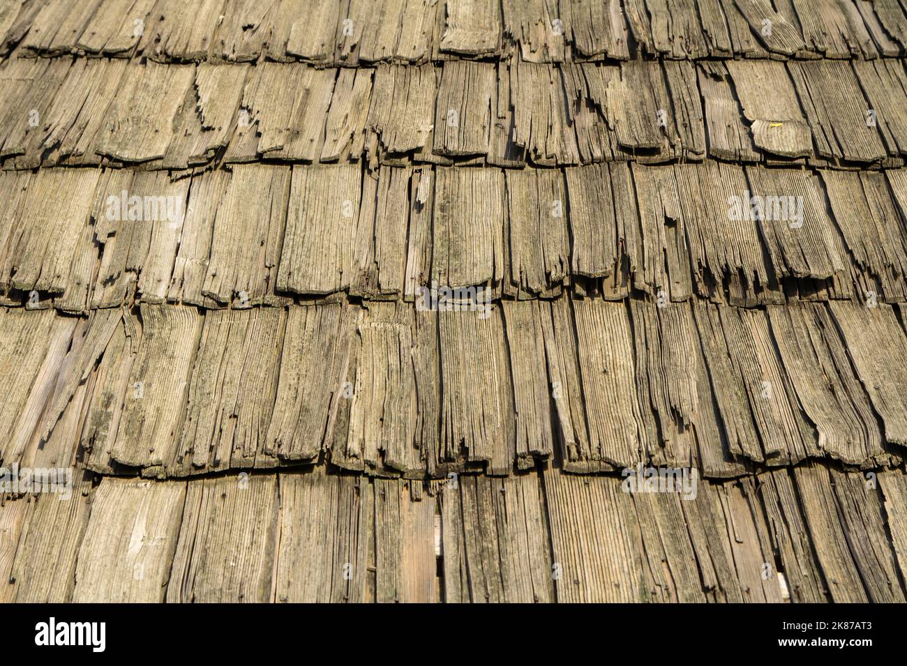 Arrière-plan traditionnel de toiture en galets Banque D'Images
